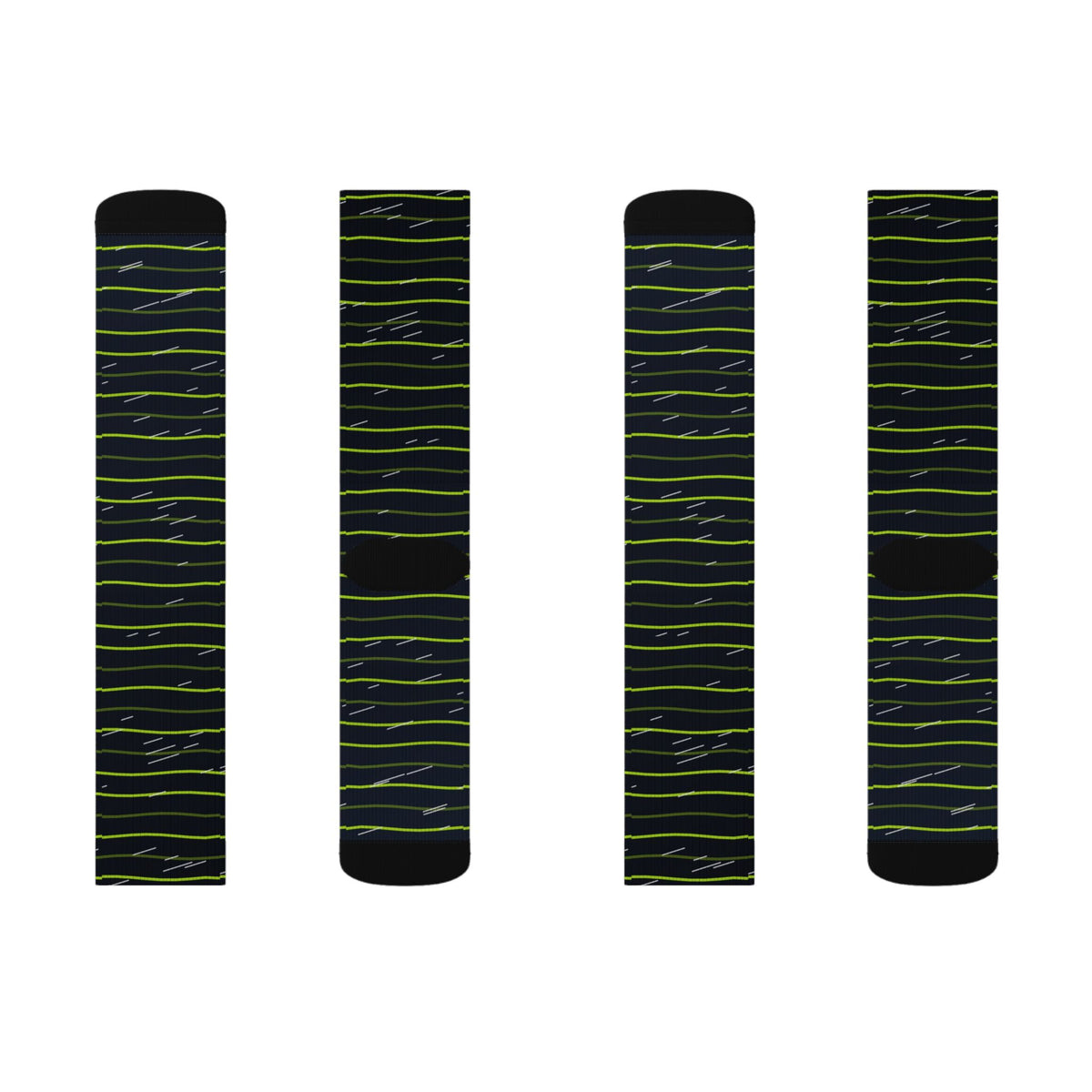 Running Volt Night Pace Lanes Athletic Crew Socks