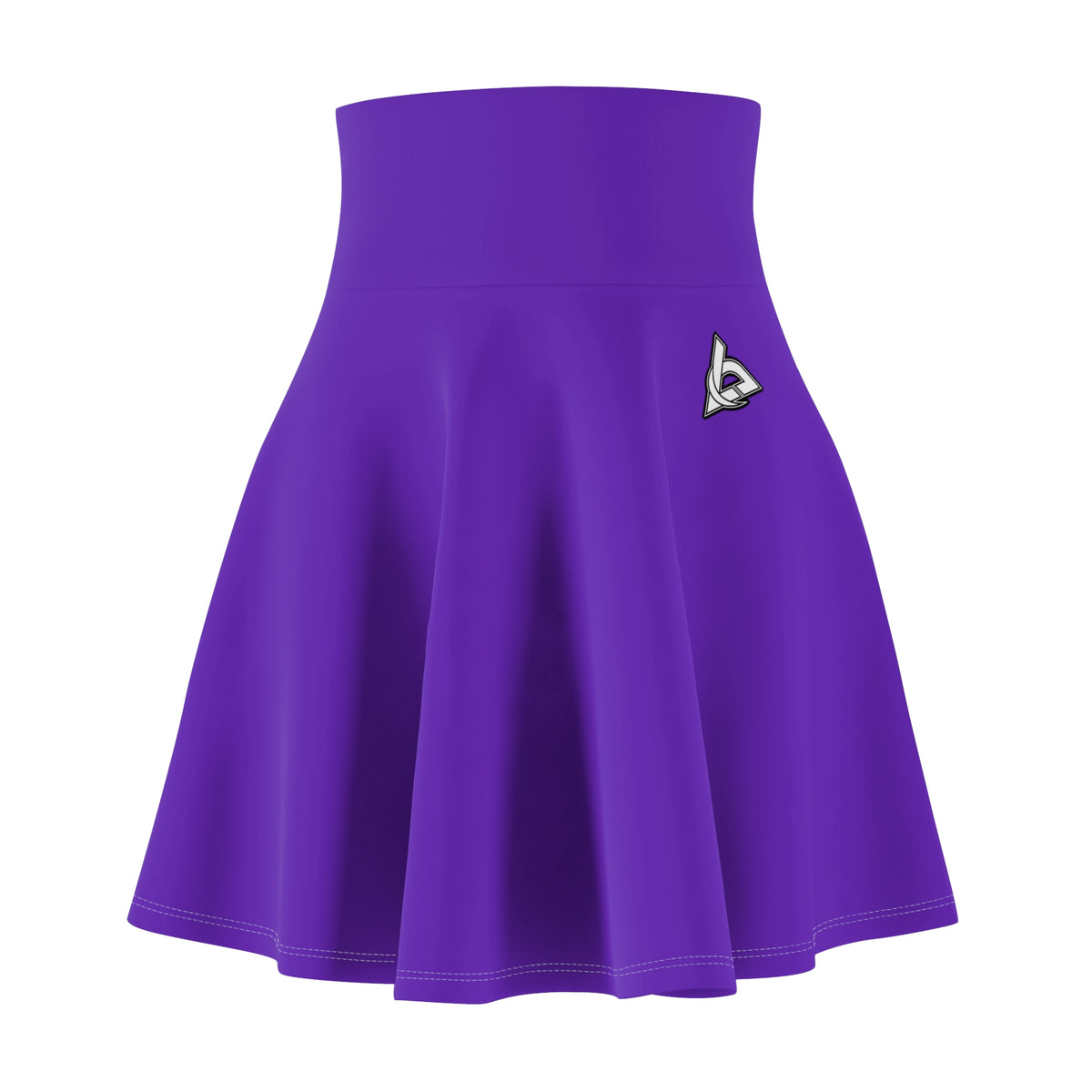 Vantacore Solid Purple Women's Athletic Skater Skirt