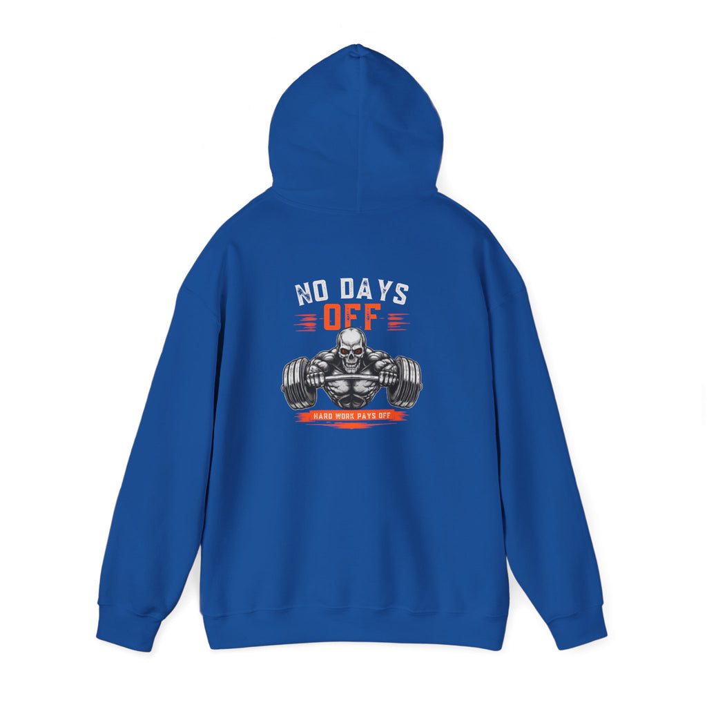 No Days Off | Heavy Hooded Sweatshirt