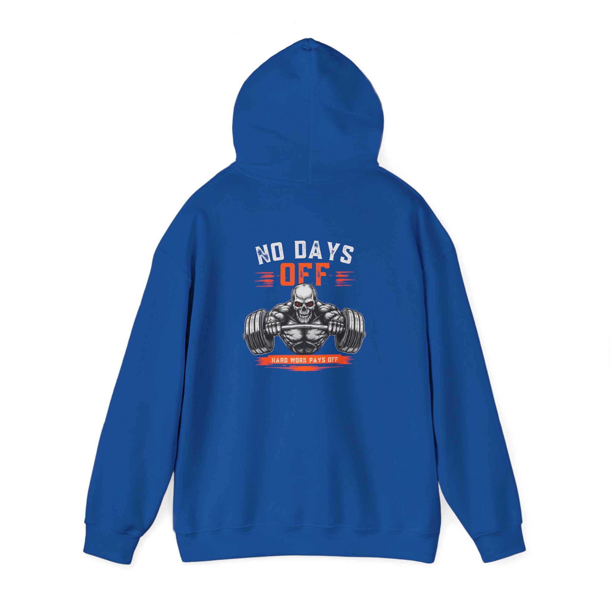 No Days Off | Heavy Hooded Sweatshirt