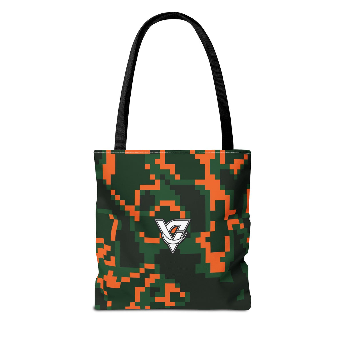 Evergreen Ember Digital Camo Tote Bag — All-Over Print Gym & Everyday Tote