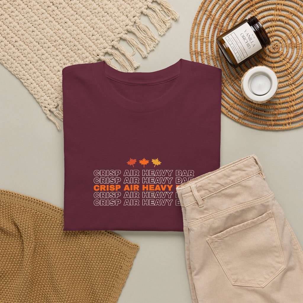 Crisp Air Heavy Bar | Men's Graphic Gym T-Shirt