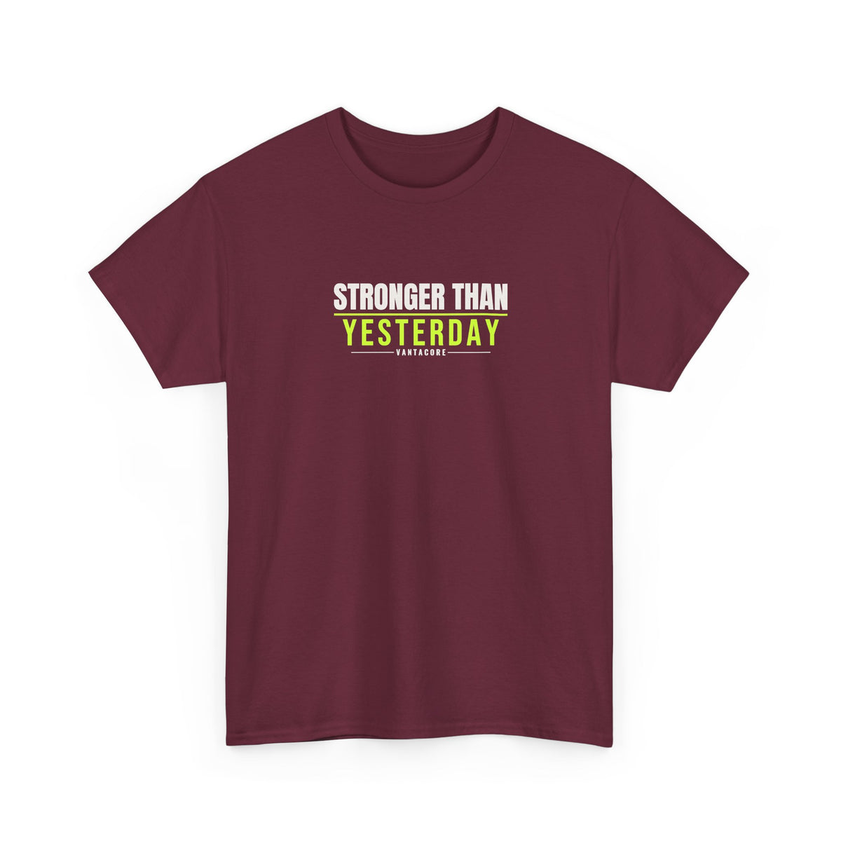 Stronger Than Yesterday | Men's Graphic Gym T-Shirt