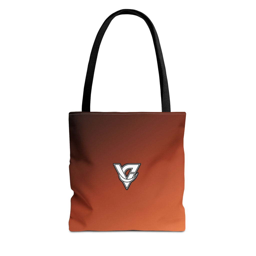 Terracotta Ombre Tote Bag — All-Over Print Gym & Everyday Tote