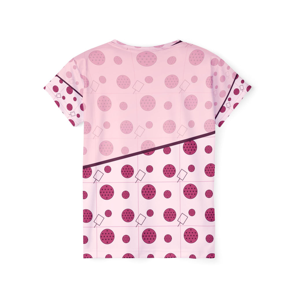 Pickleball Blush Rose Dink Dot Women's Sports Jersey