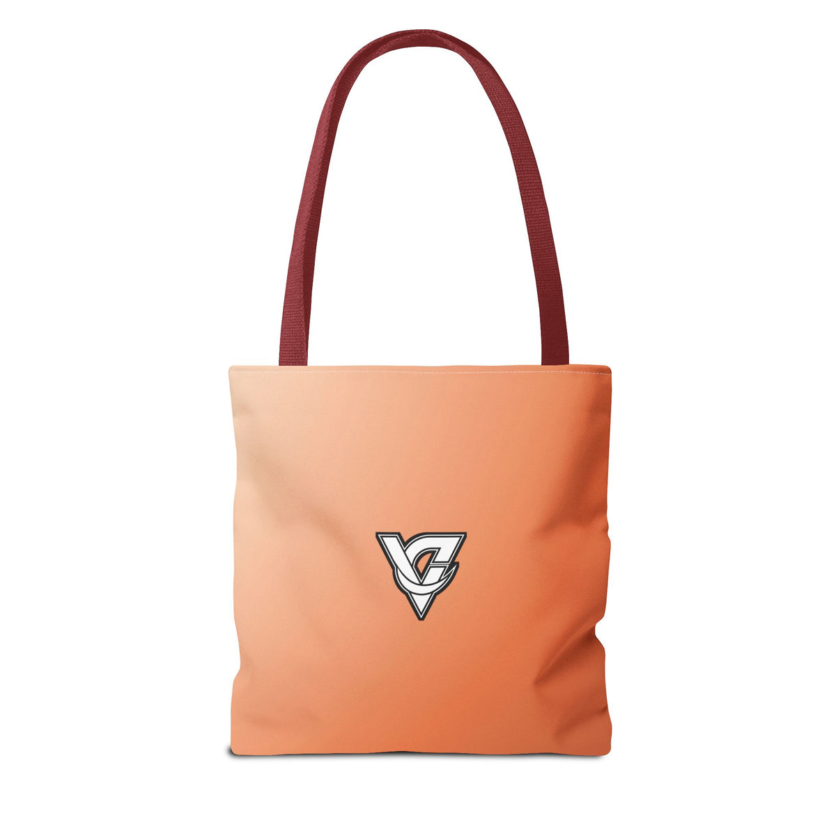 Terracotta Ombre Tote Bag — All-Over Print Gym & Everyday Tote