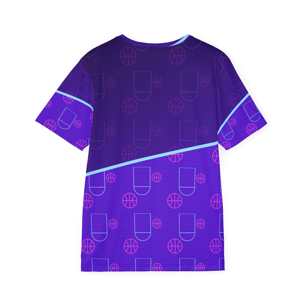 Basketball Ultra Violet Court Seam Men's Sports Jersey