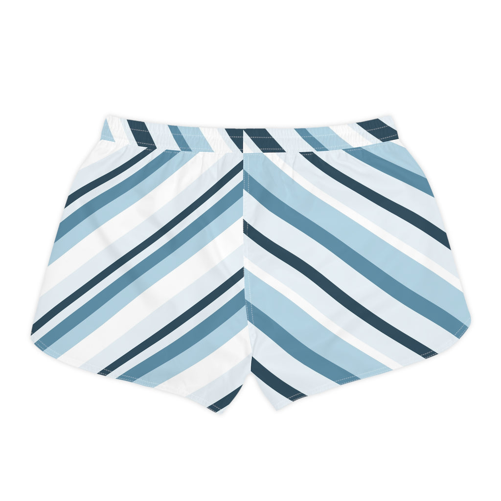 Women's Multipurpose Athletic Shorts with Pockets | Arctic Stripe