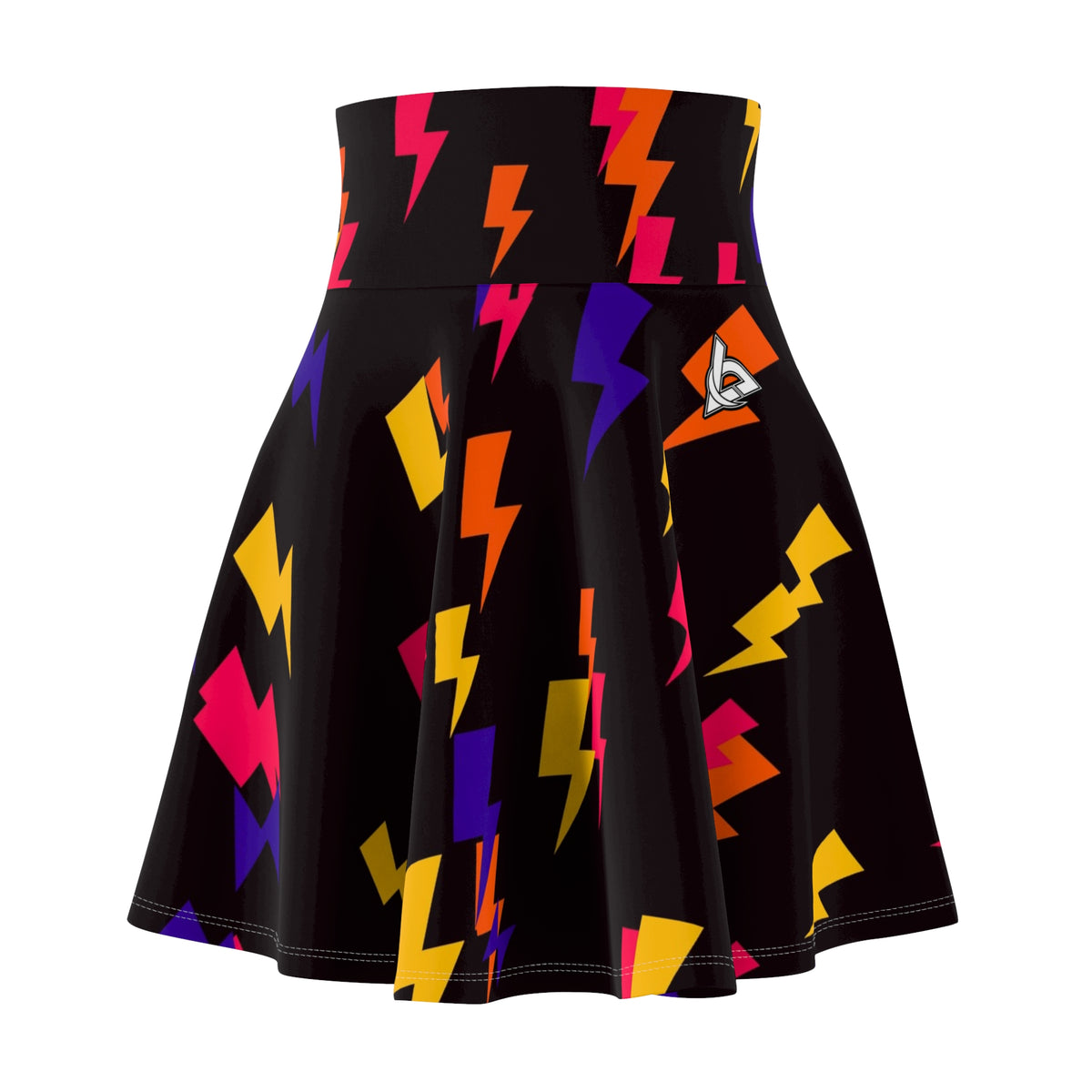 Running Hot Lava Bolt Strike Women's Athletic Skater Skirt