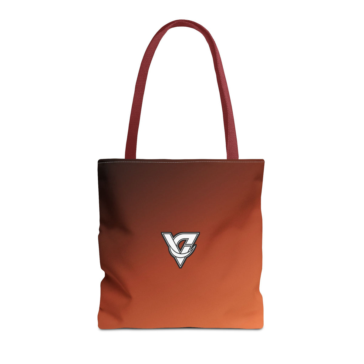 Terracotta Ombre Tote Bag — All-Over Print Gym & Everyday Tote