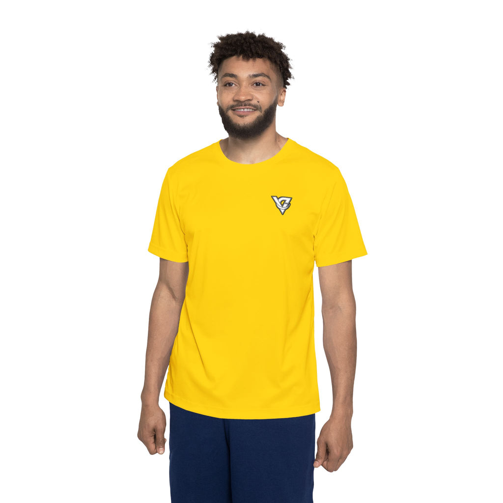Vantacore Solid Sunshine Yellow Men's Sports Jersey
