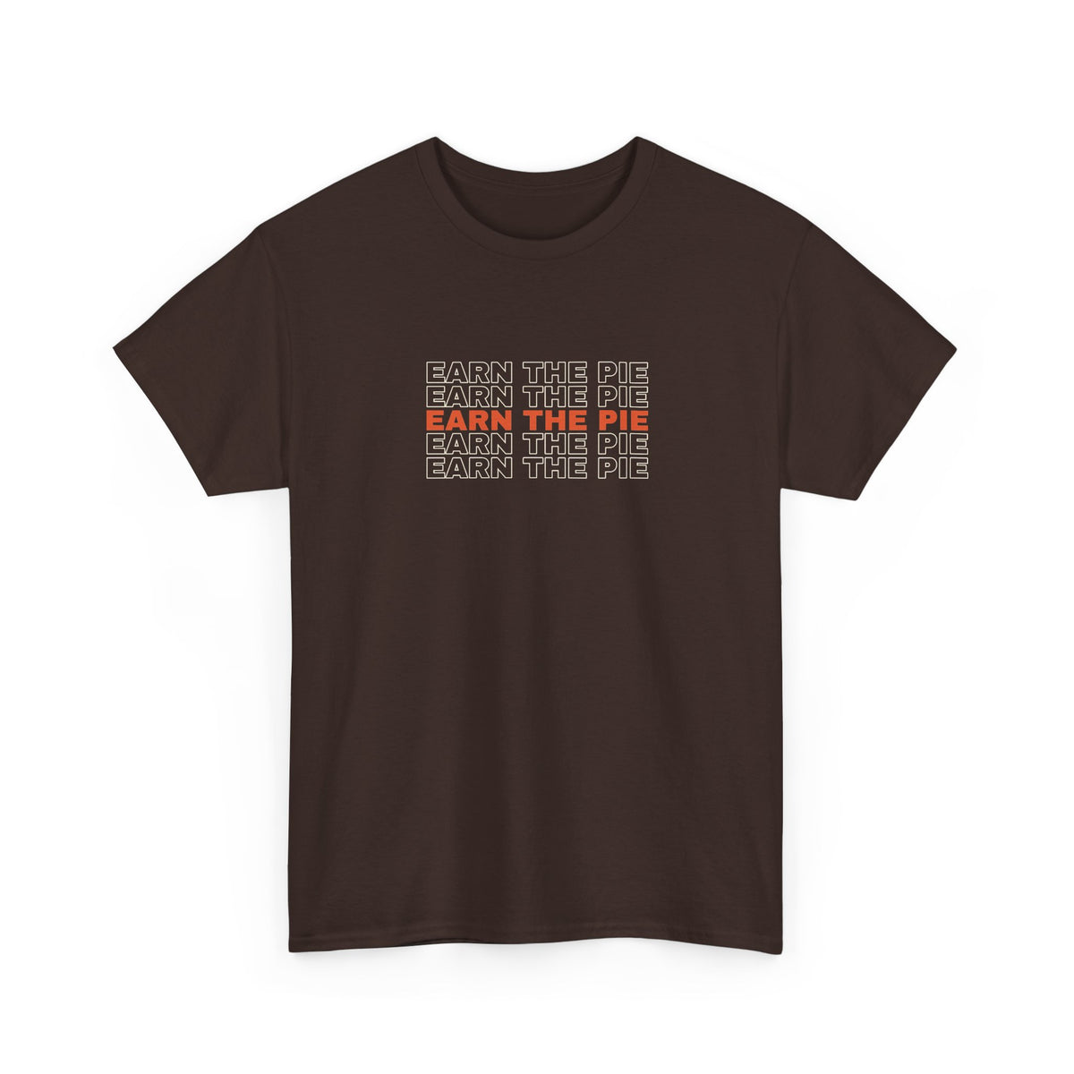 Earn The Pie | Men's Graphic Gym T-Shirt