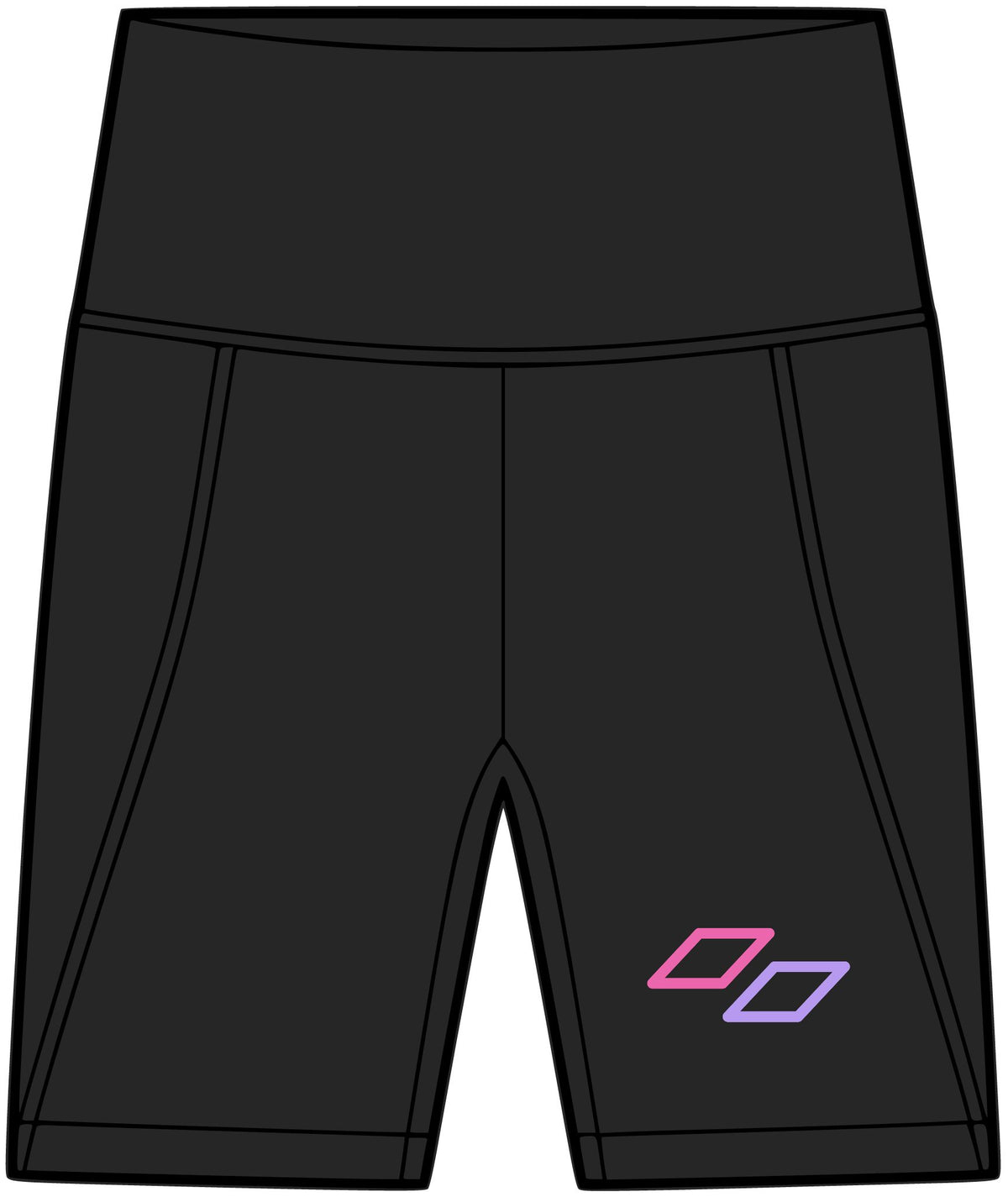 Fuchsia Relay | Women's Biker Shorts with Pockets