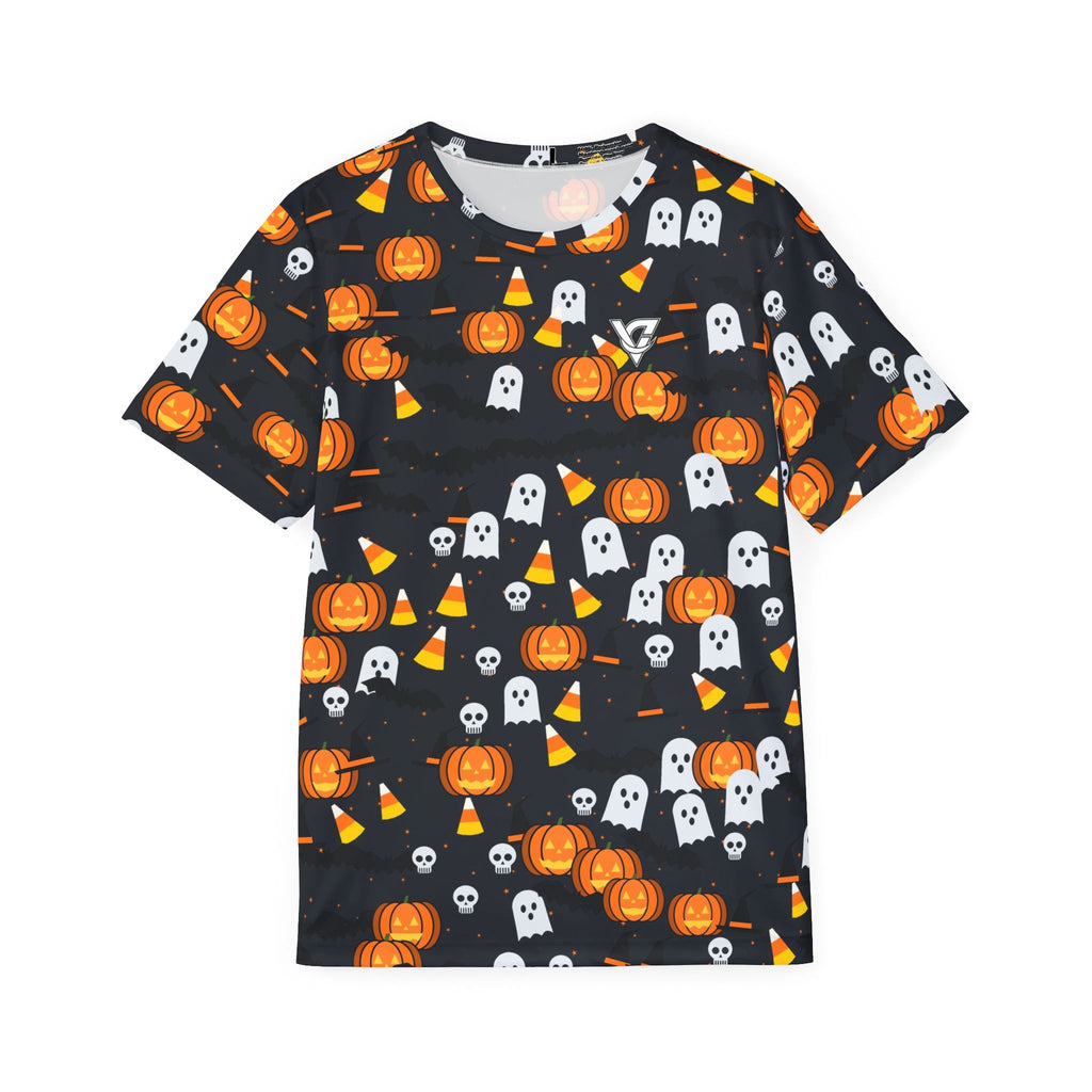 Halloween Graveyard Grey Spooky Mix Multipurpose Athletic Shirt