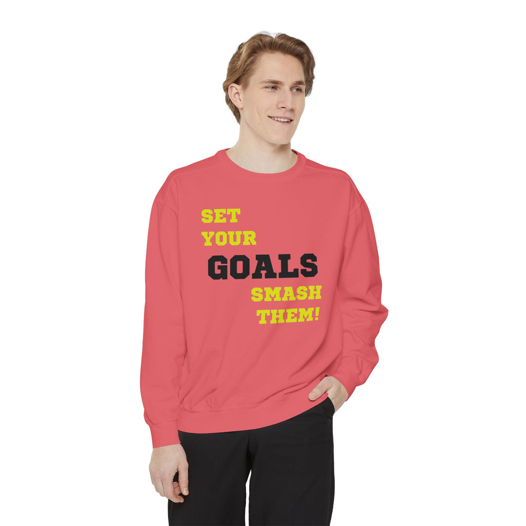 Set Goals | Motivational Crewneck Sweatshirt