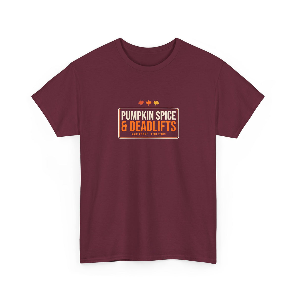 Pumpkin Spice & Deadlifts | Men's Graphic Gym T-Shirt