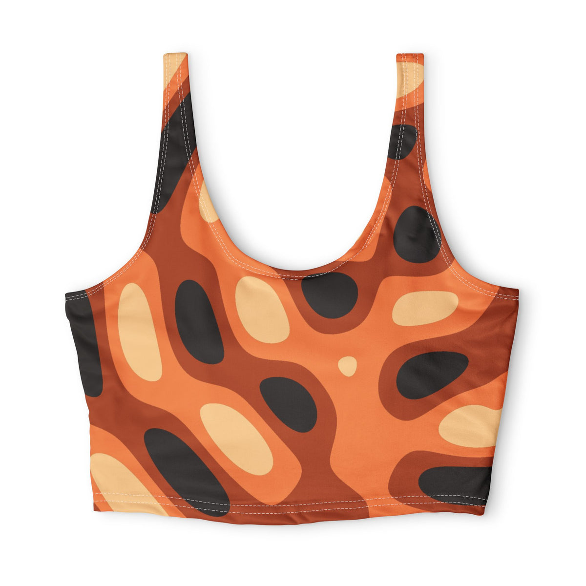 Pumpkin Ripple Sports Bra