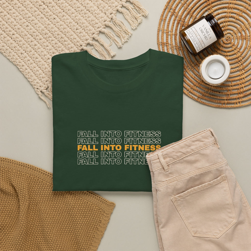 Fall Into Fitness | Men's Graphic Gym T-Shirt