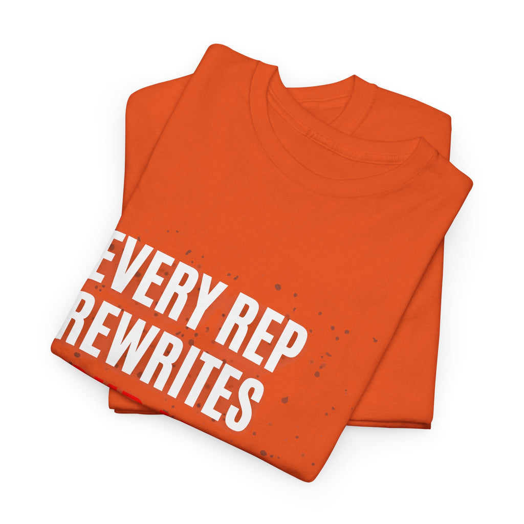 Every Rep Rewrites Your Limits | Motivational Gym T-Shirt
