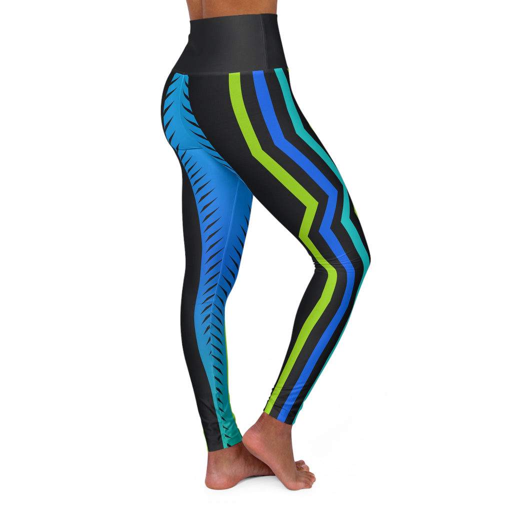 Ocean Surge High-Waisted Yoga Leggings