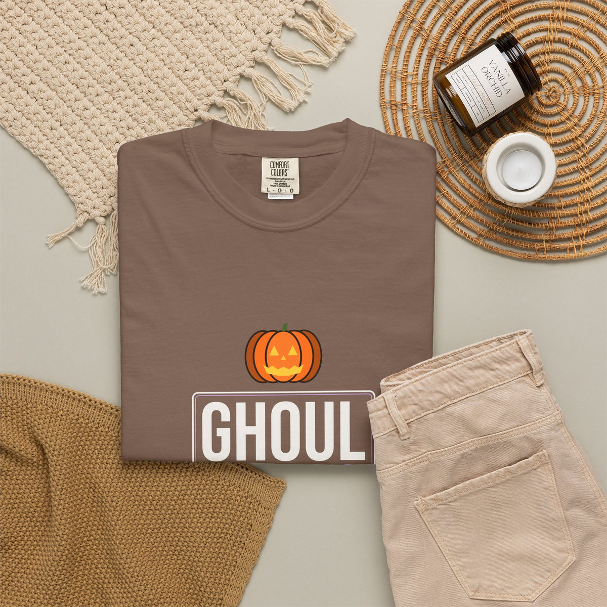 Ghoul Gang | Women's Halloween Garment-Dyed Graphic Tee