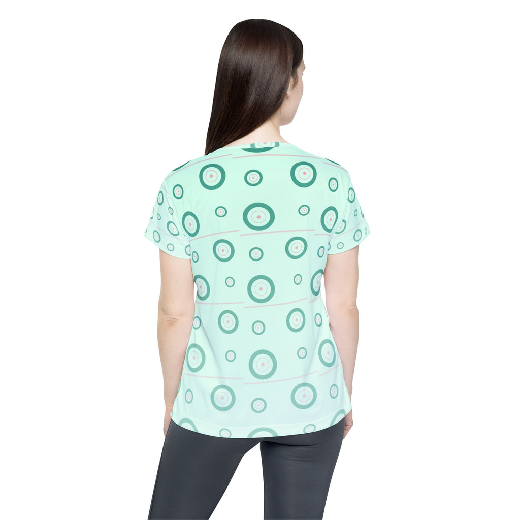 Training & Gym Mint Glow Iron Plate Women's Sports Jersey