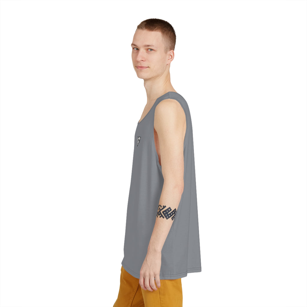 Stone Grey Essential Men's Athletic Tank