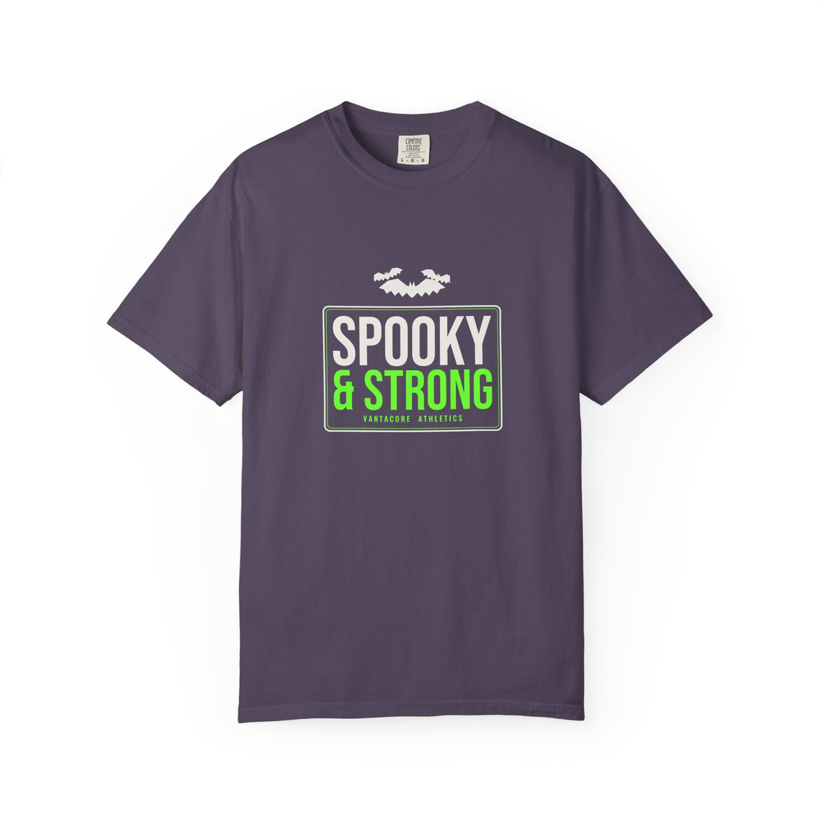 Spooky & Strong | Women's Halloween Garment-Dyed Graphic Tee