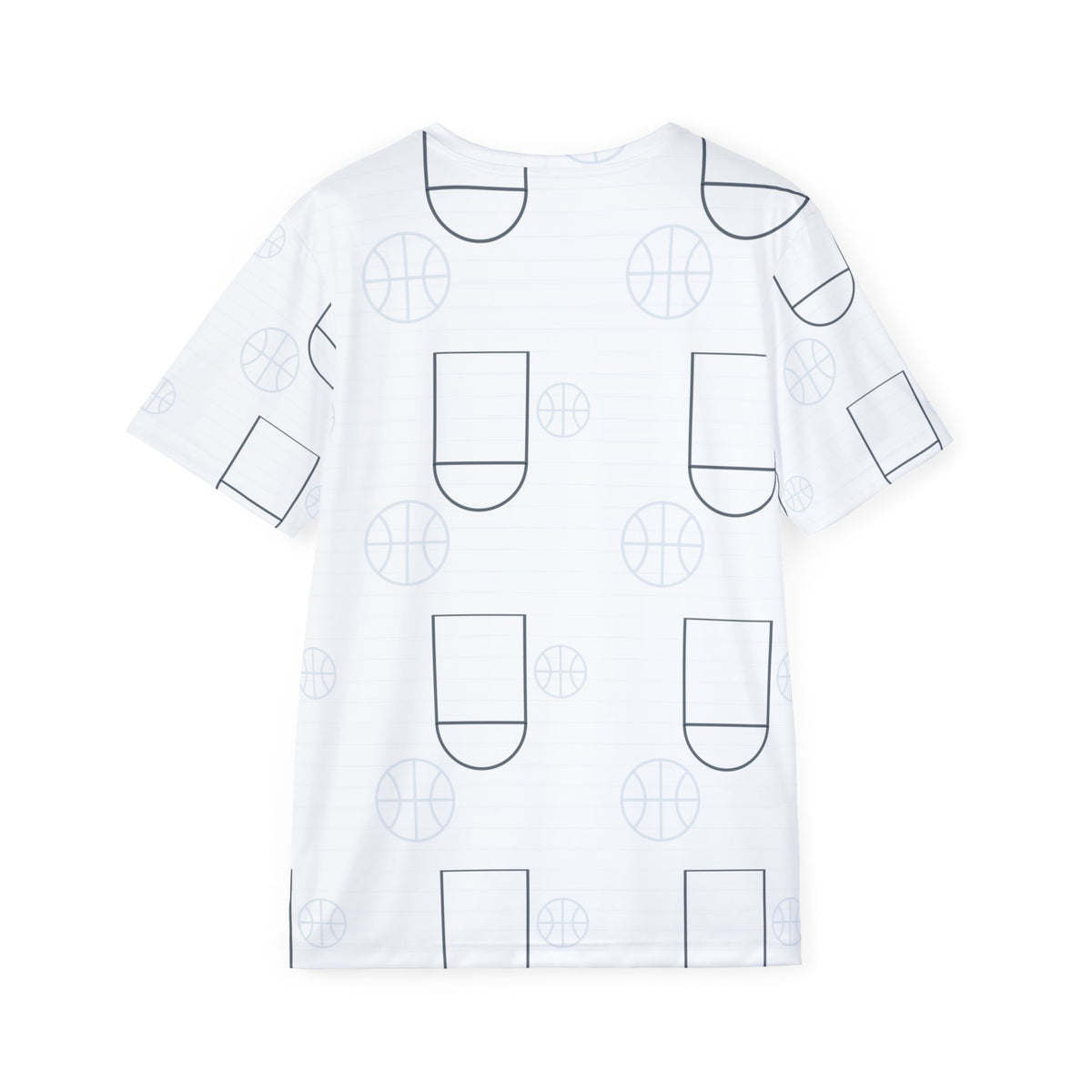 Basketball Arctic White Court Seam Men's Sports Jersey
