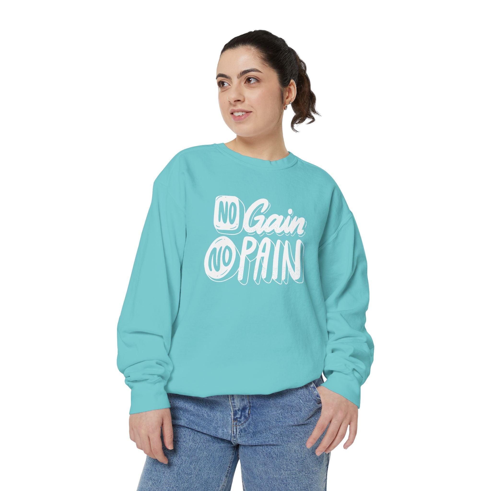 No Gain No Pain Sweatshirt | Motivational Fitness Crewneck