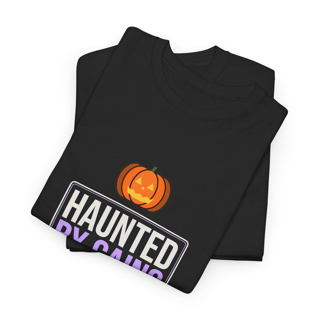 Haunted By Gains | Men's Halloween Graphic Gym T-Shirt