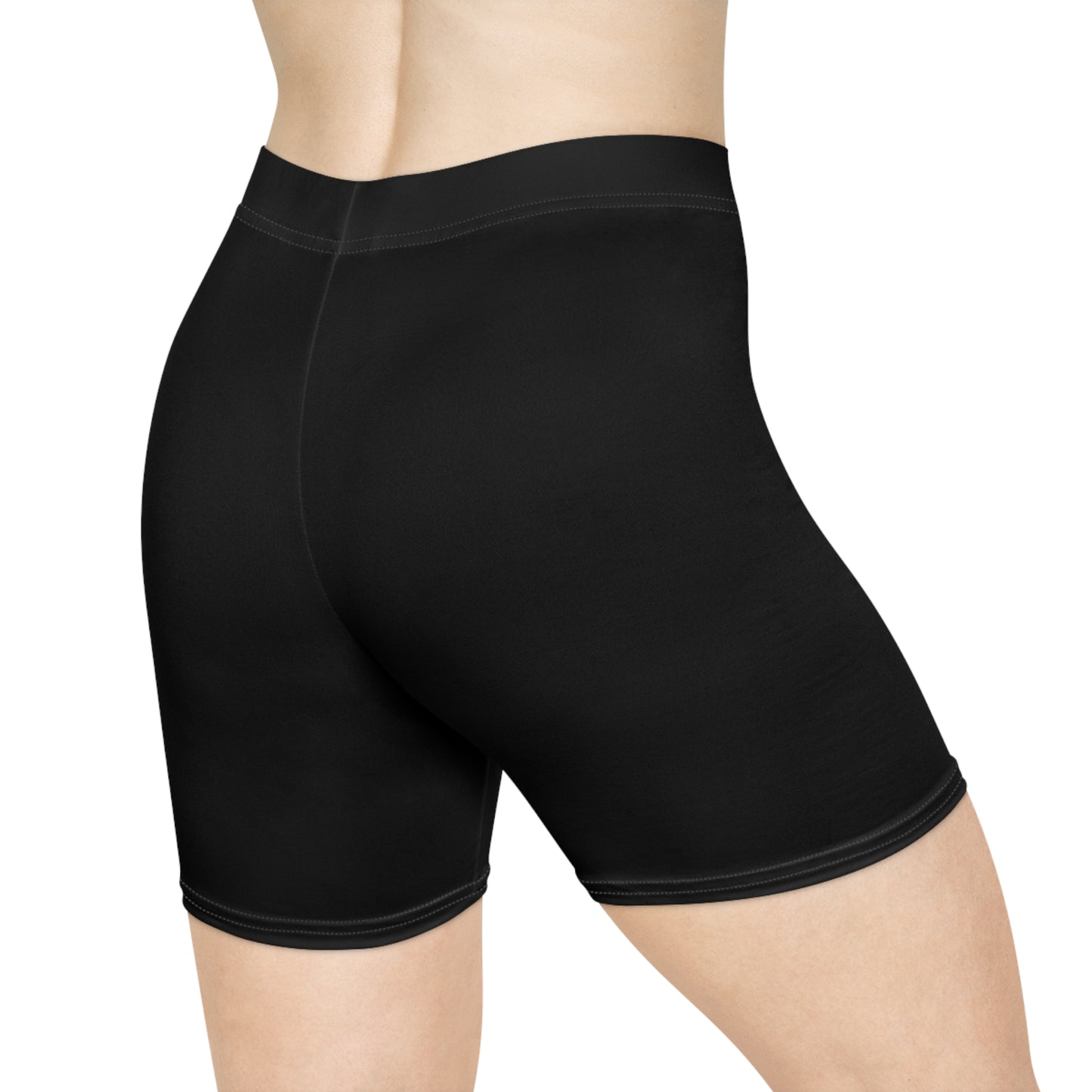 Women's Biker Shorts | Black Compression Activewear