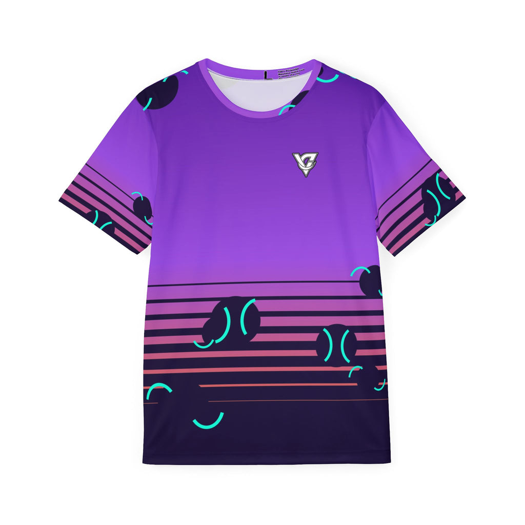 Tennis Galaxy Glow Horizon Fade Men's Sports Jersey