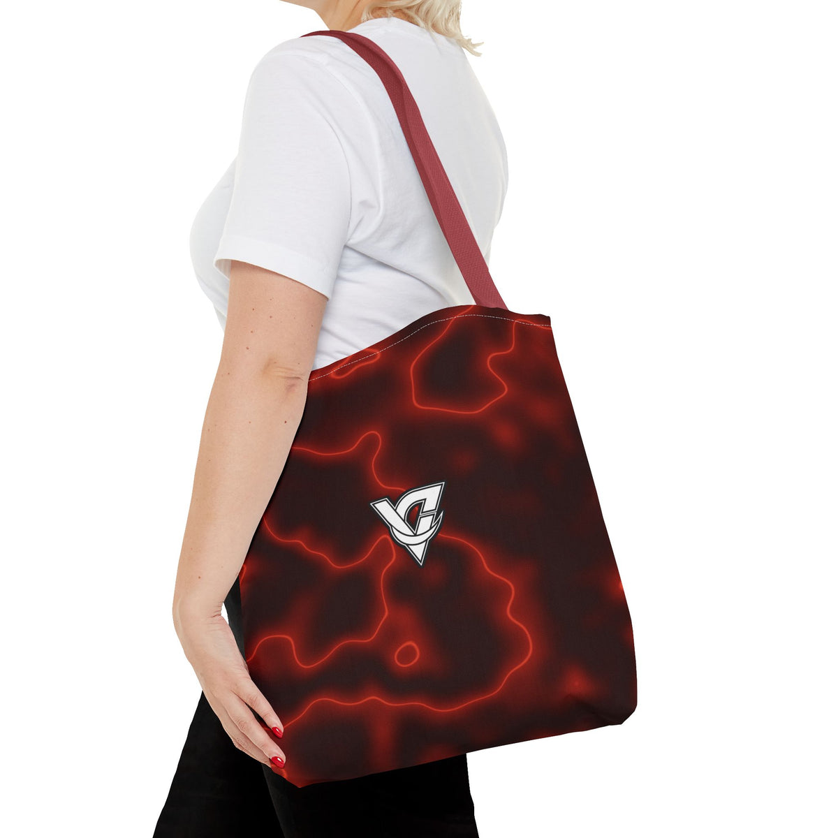 Maple Marble Tote Bag — All-Over Print Gym & Everyday Tote