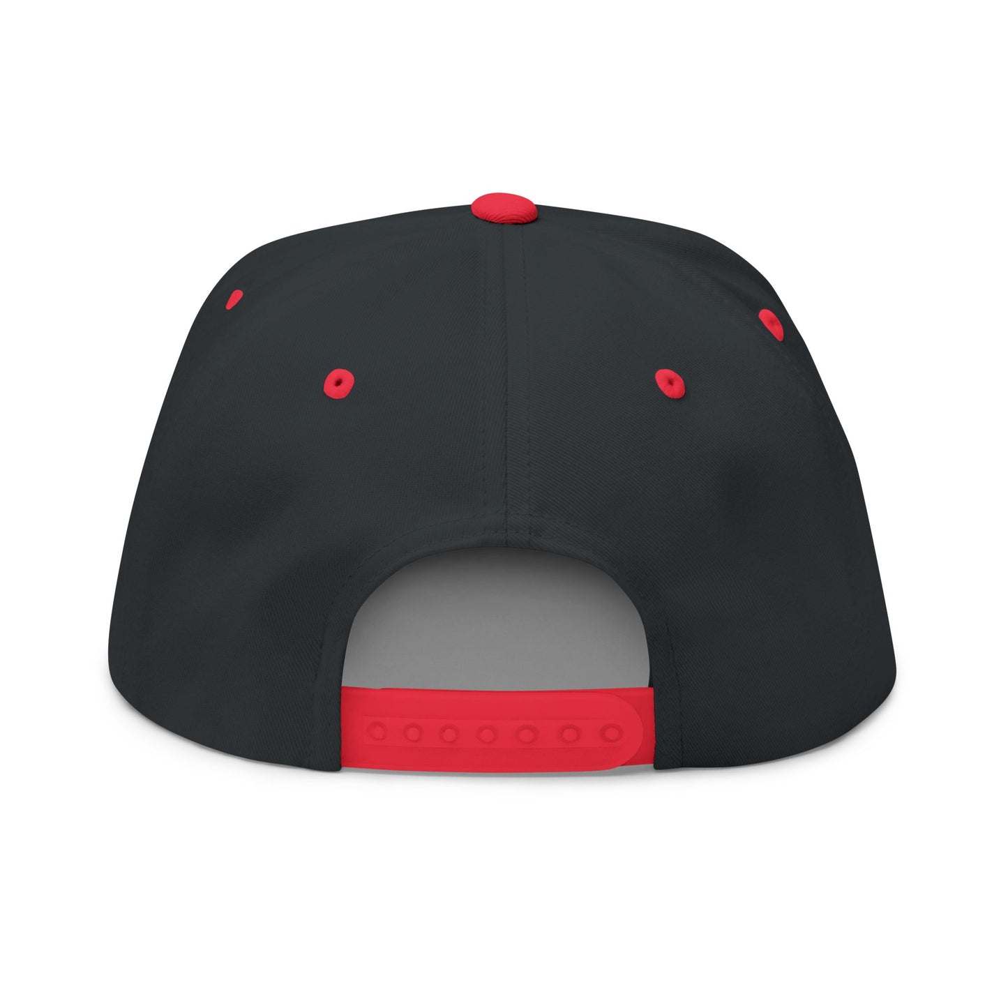 Flat Bill Cap — "The Gym Is My Therapy" Embroidered Fitness Hat