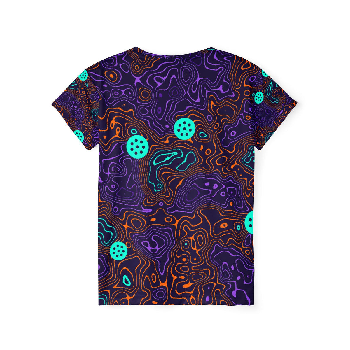 Pickleball Galaxy Glow Topo Trail Women's Sports Jersey