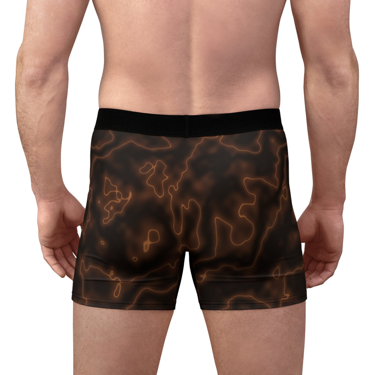 Chestnut Marble Men's Boxer Briefs — Performance Underwear