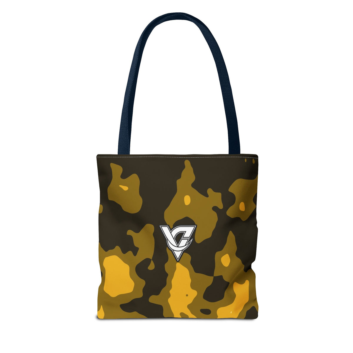 Mustard Magma Tote Bag — All-Over Print Gym & Everyday Tote