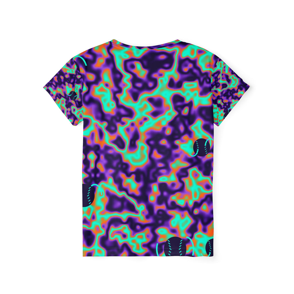 Baseball & Softball Galaxy Glow Marble Flow Women's Sports Jersey