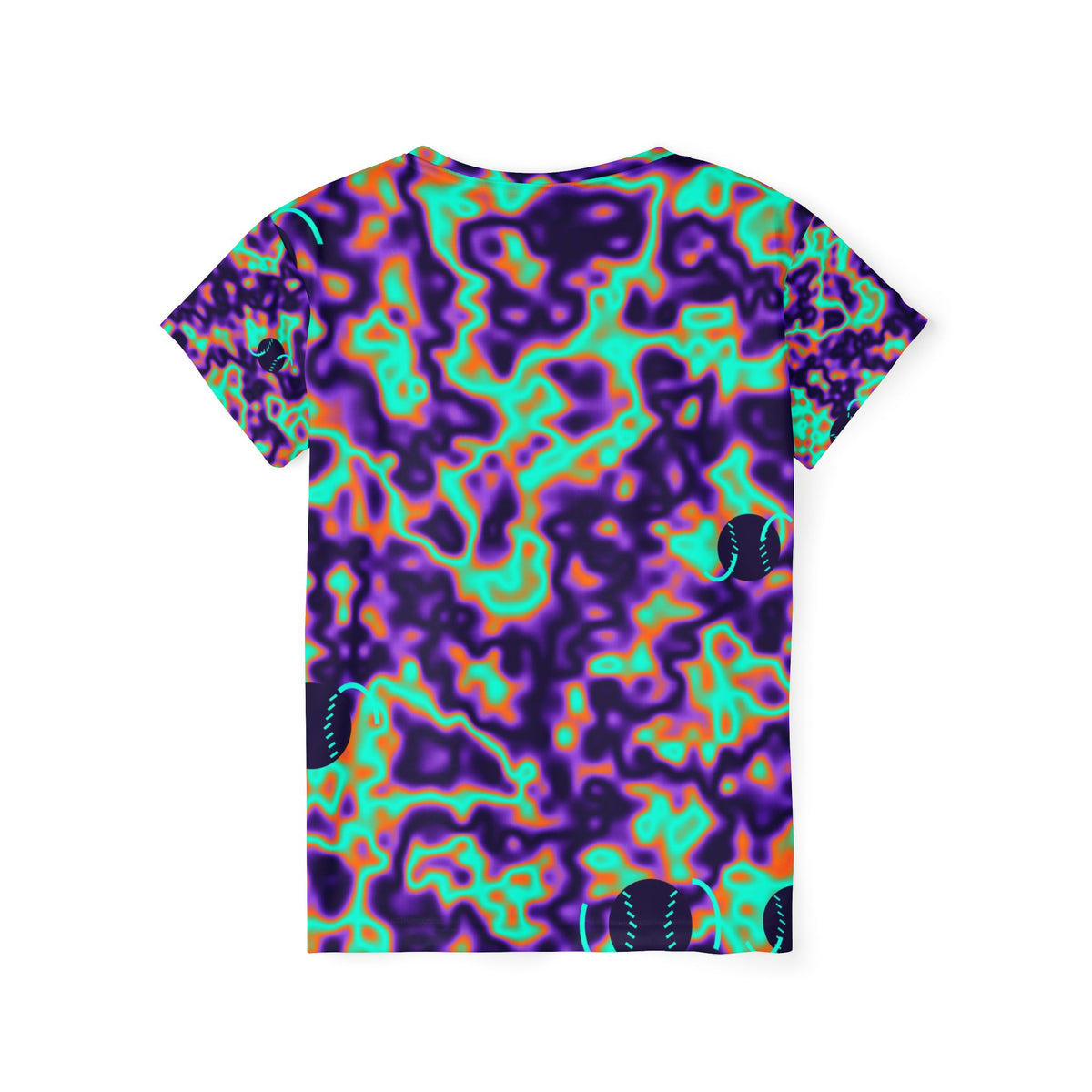Baseball & Softball Galaxy Glow Marble Flow Women's Sports Jersey