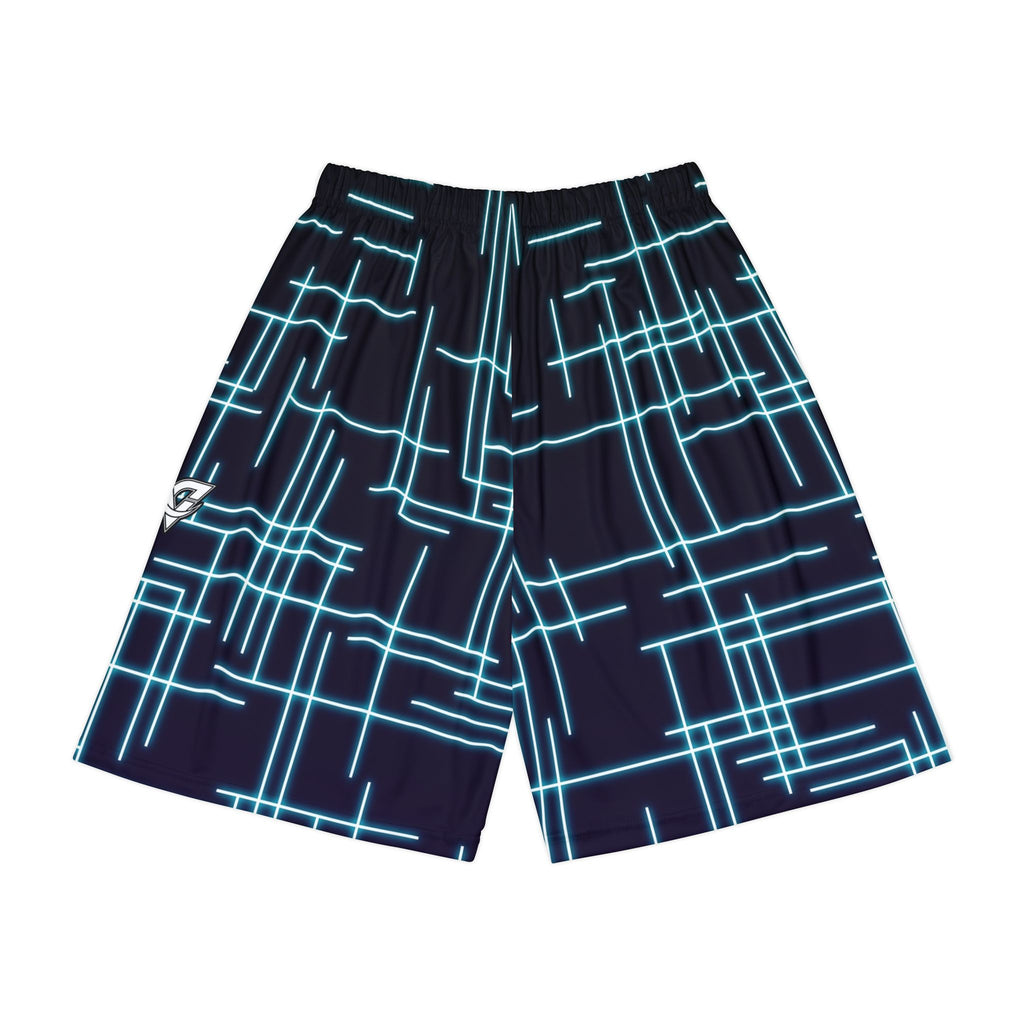 Men's Neon Circuit Athletic Sports Shorts