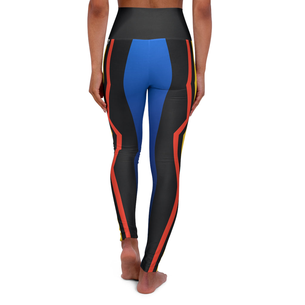Midnight Horizon High-Waisted Yoga Leggings