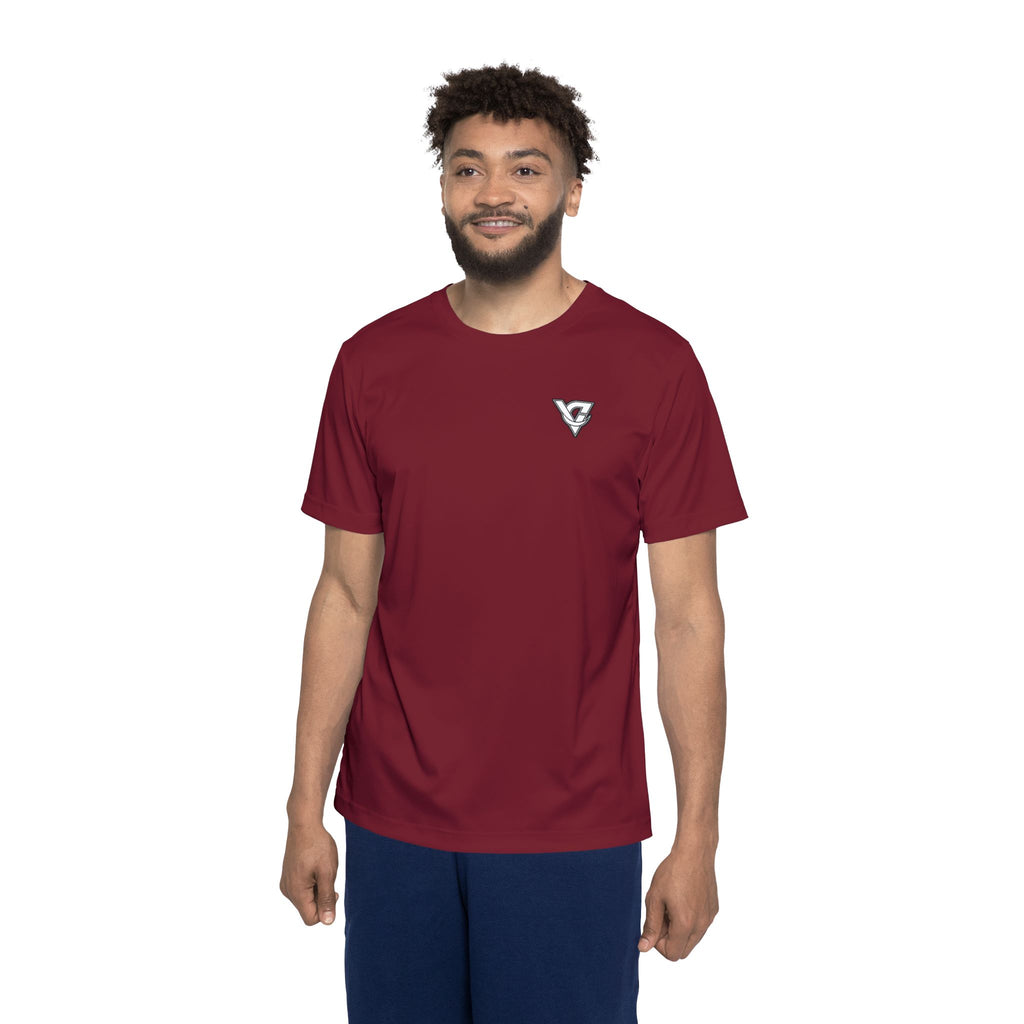 Vantacore Solid Maroon Men's Sports Jersey