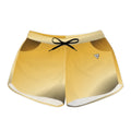 Women's Multipurpose Athletic Shorts with Pockets | Harvest Gold Ombre