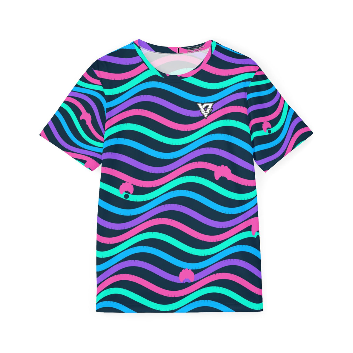 Yoga Neon Lagoon Wave Rider Men's Sports Jersey