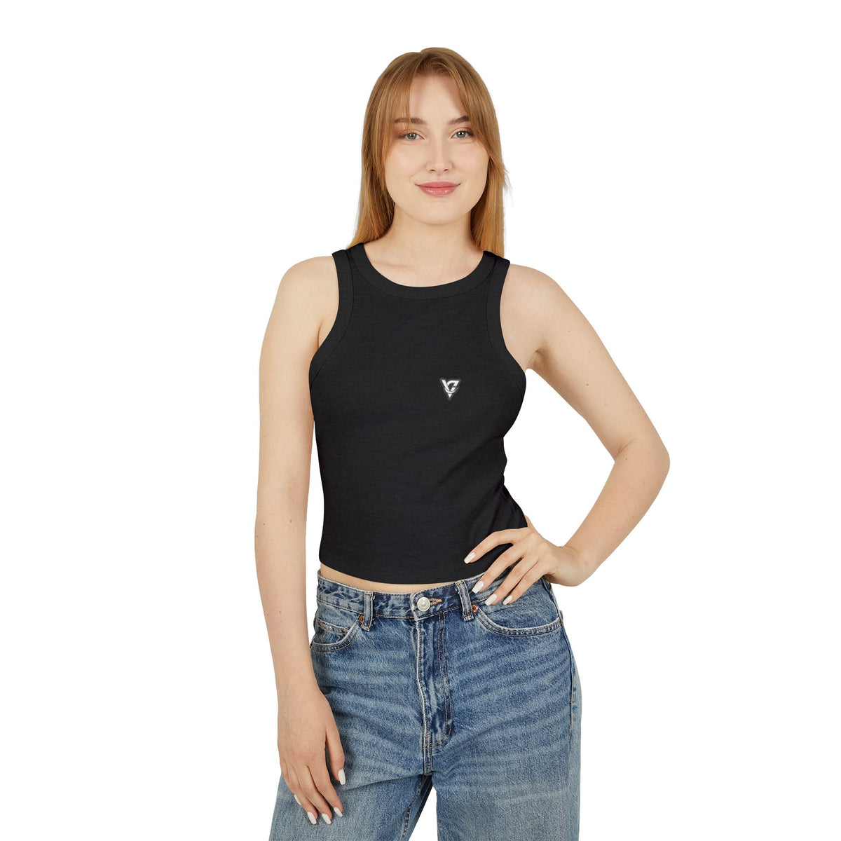 Classic V Chest Logo Women's Racerback Tank