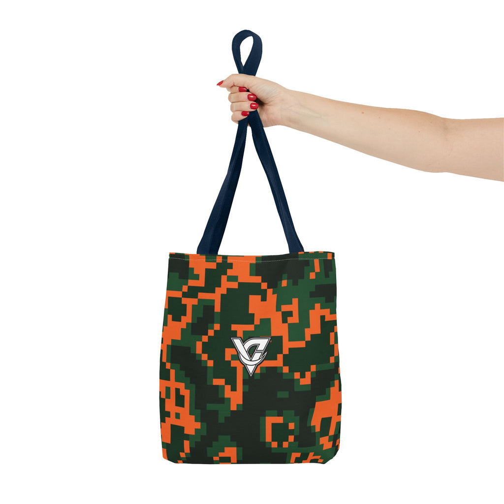 Evergreen Ember Digital Camo Tote Bag — All-Over Print Gym & Everyday Tote
