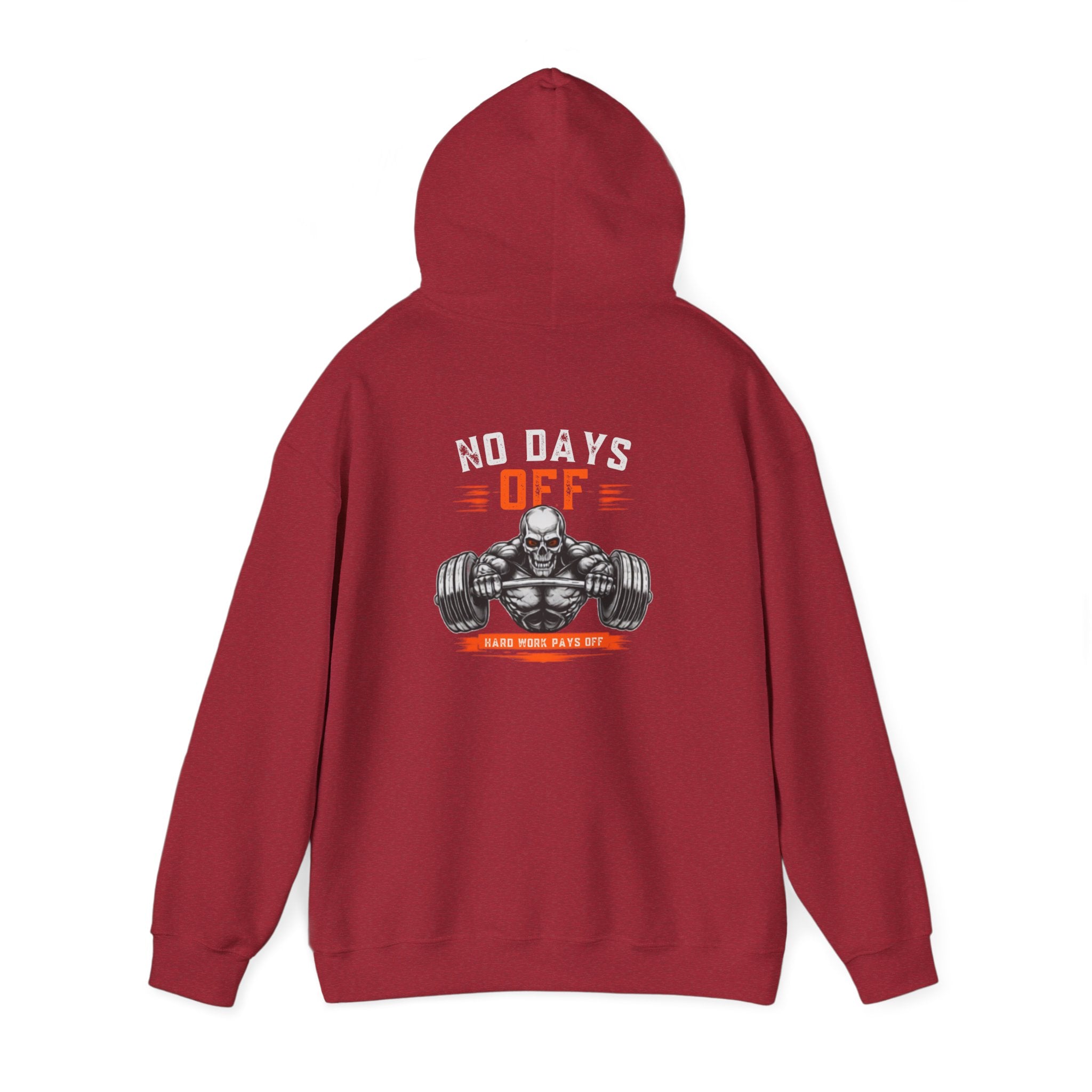 No Days Off | Heavy Hooded Sweatshirt