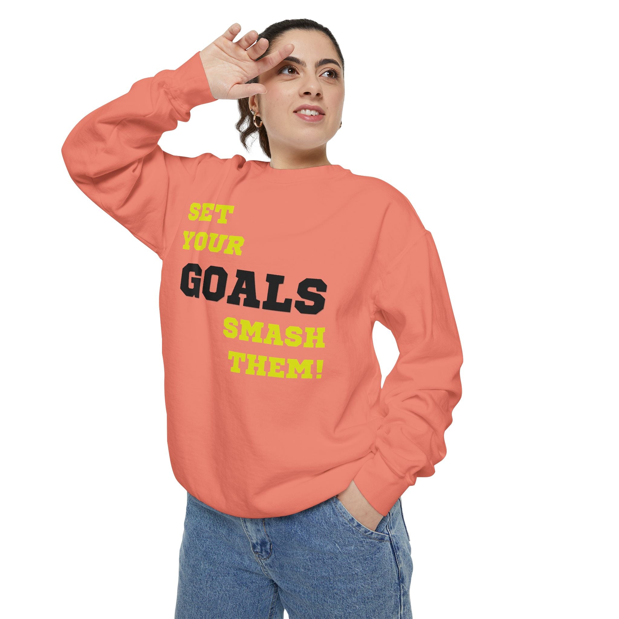 Set Goals | Motivational Crewneck Sweatshirt