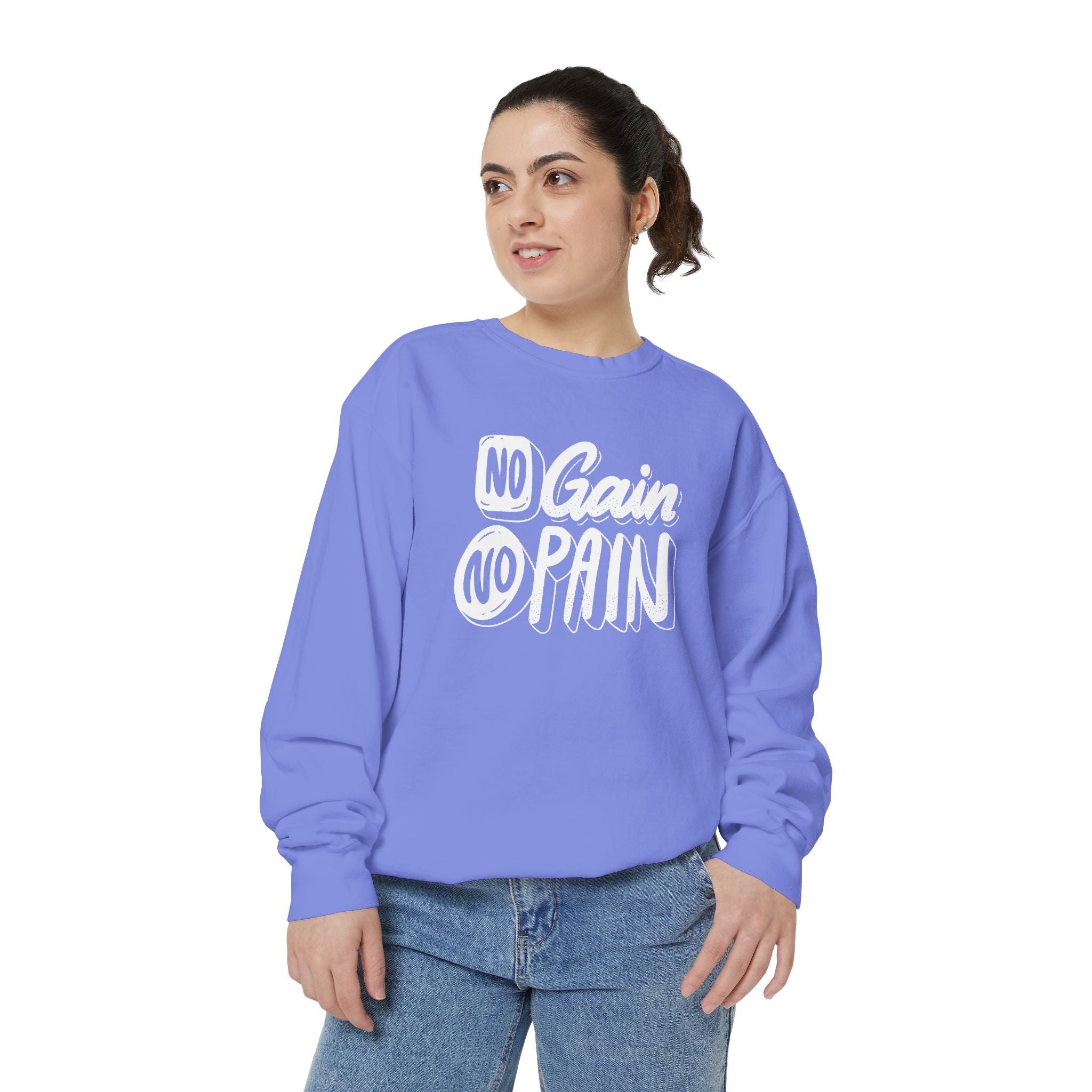No Gain No Pain Sweatshirt | Motivational Fitness Crewneck